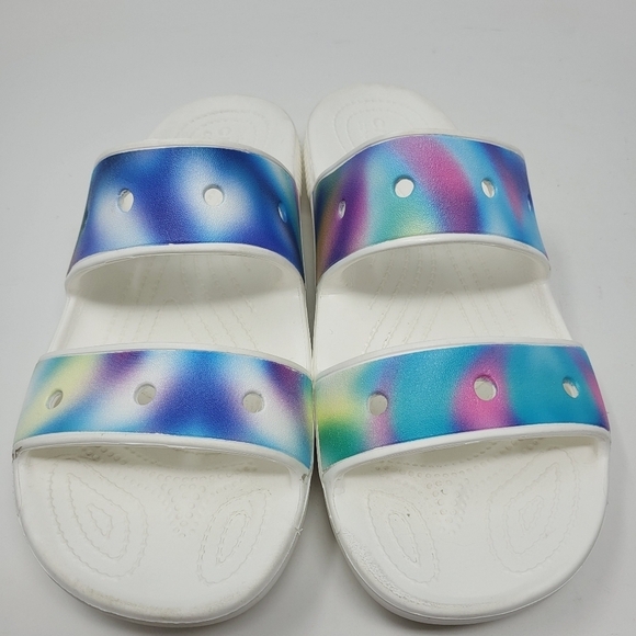 Classic Crocs Solarized Tie Die Sandals Slip On Women's 11 Unisex Men's … - Picture 6 of 8
